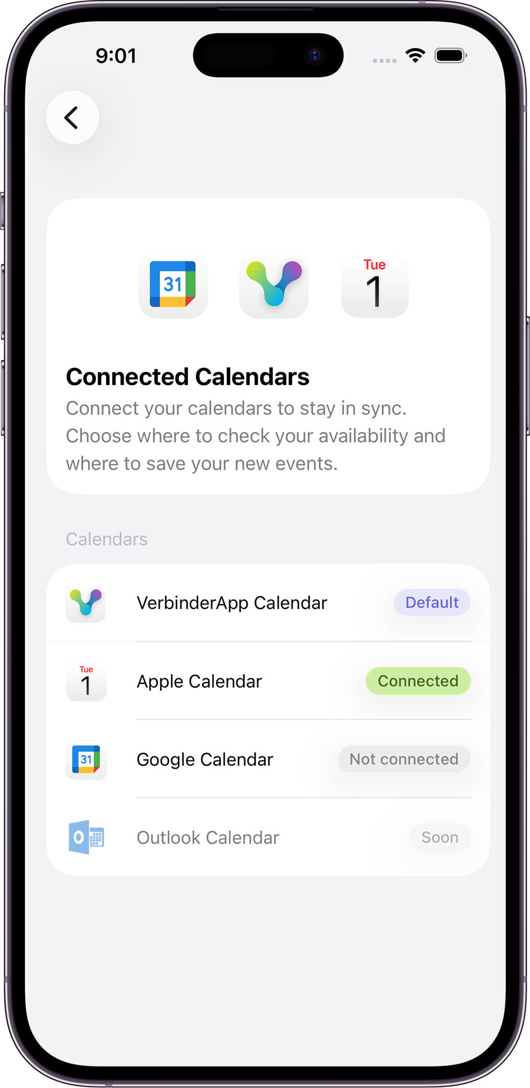 Calendar integration