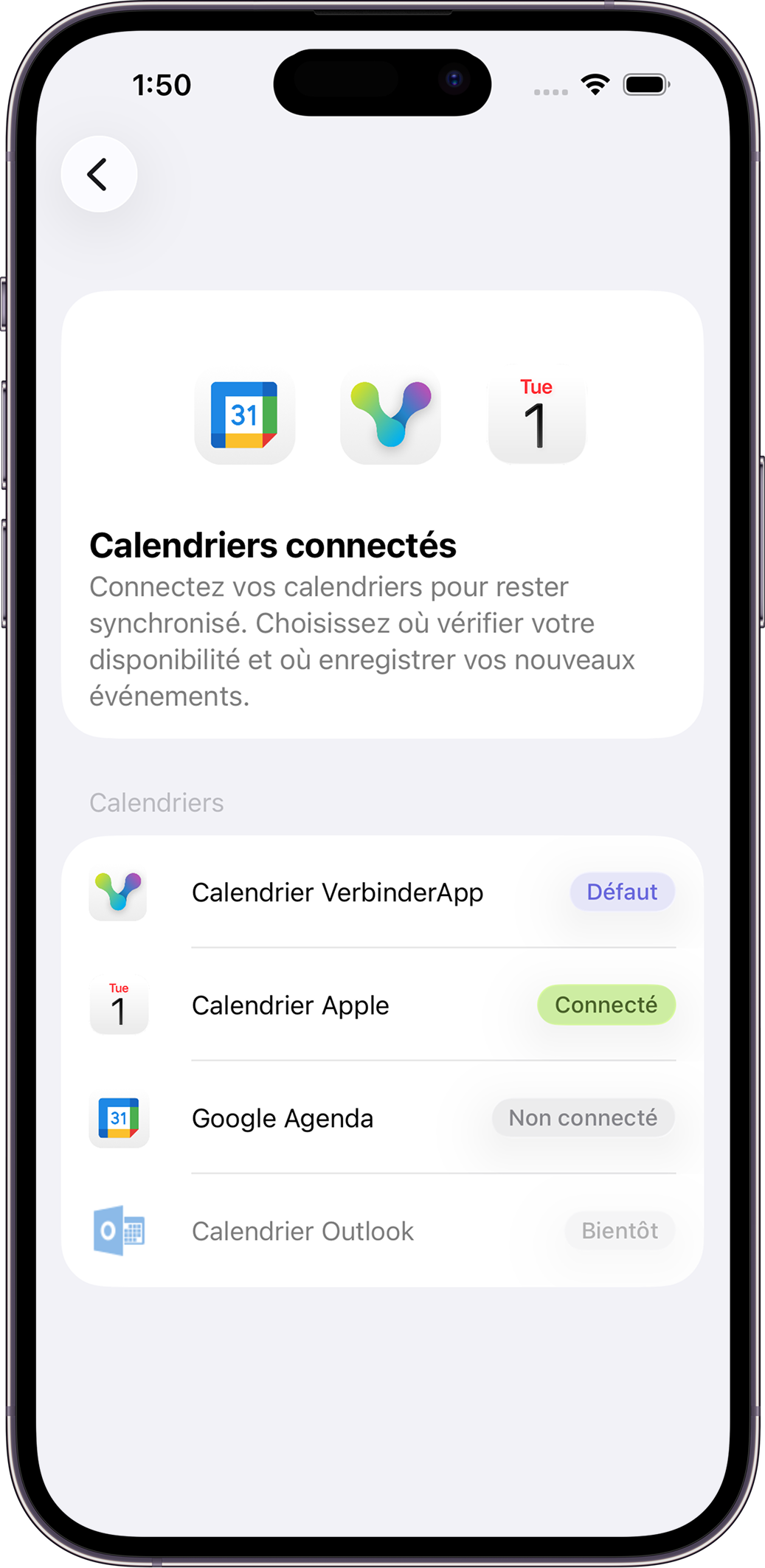 Calendar integration