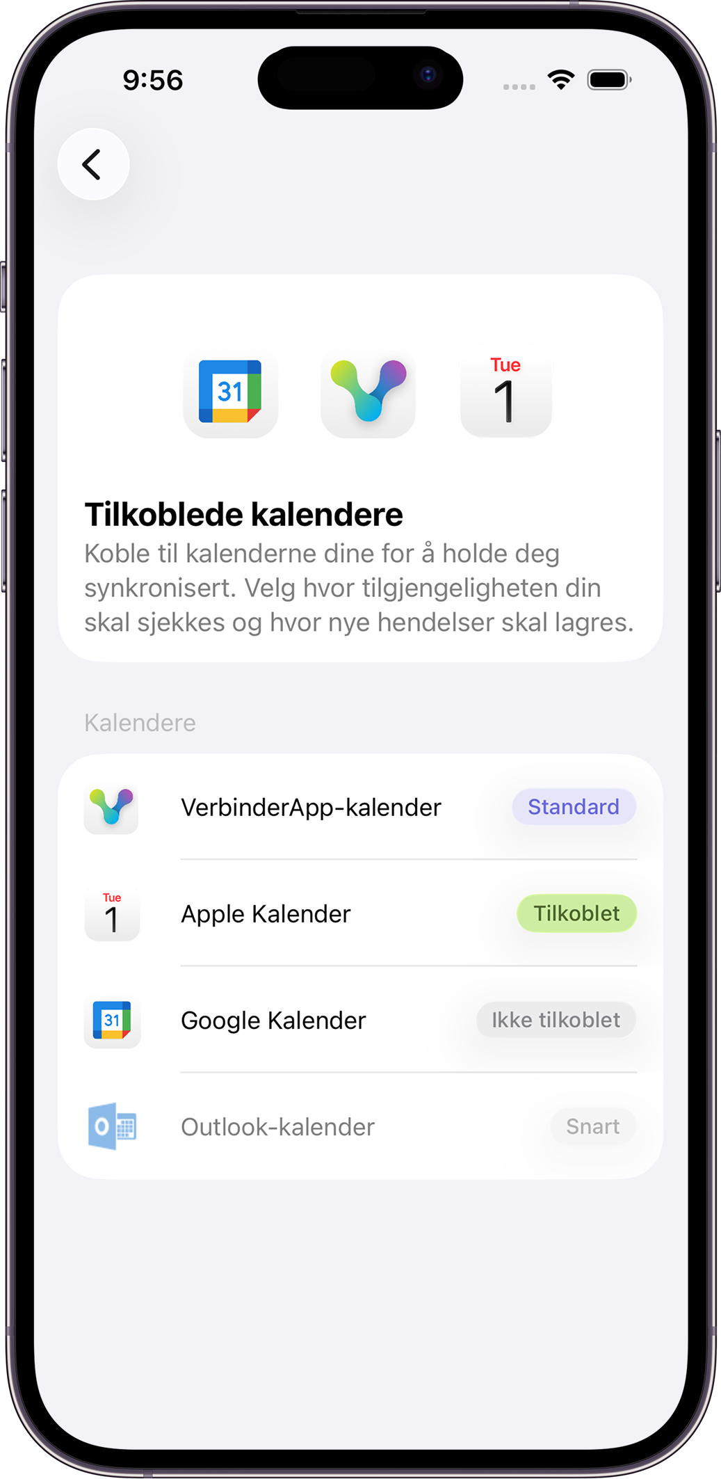 Calendar integration
