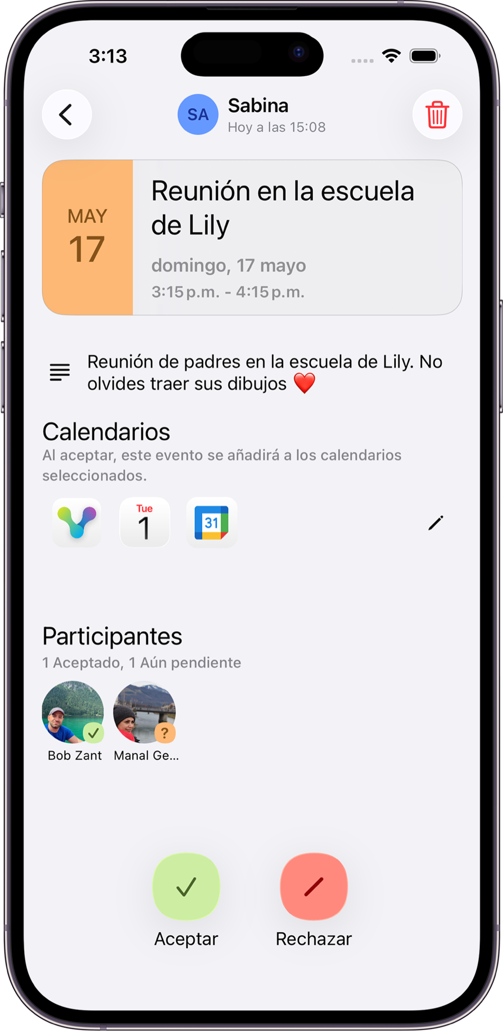 VerbinderApp on iPhone