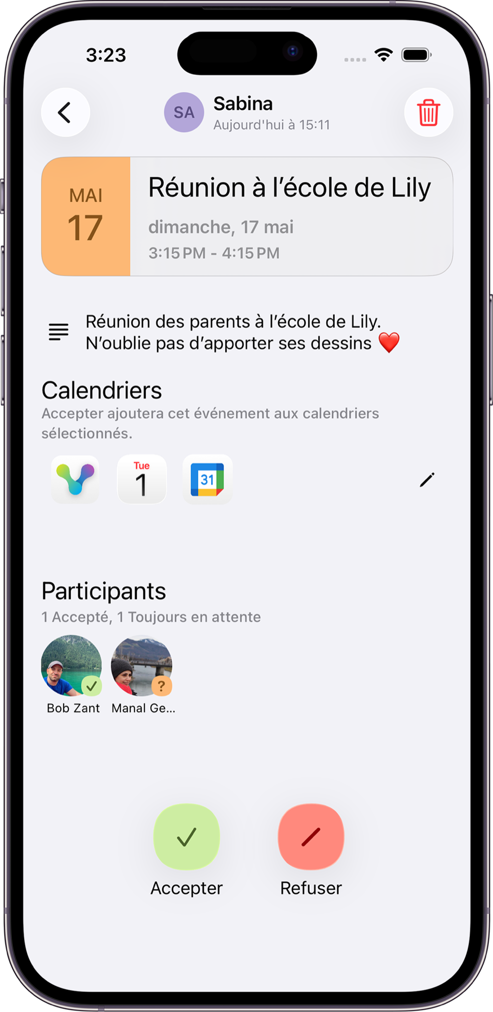 VerbinderApp on iPhone