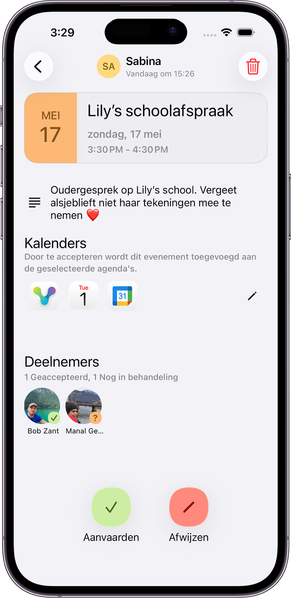 VerbinderApp on iPhone