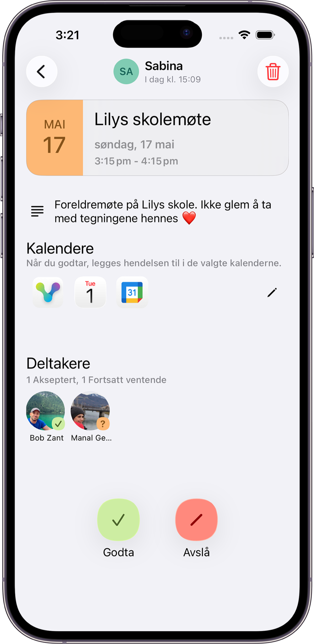 VerbinderApp on iPhone